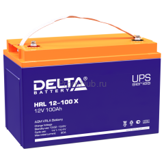 HRL 12-100 X Delta Аккумуляторная батарея ПромХаб | PromHub
