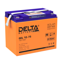 GEL 12-75 Delta Аккумуляторная батарея ПромХаб | PromHub