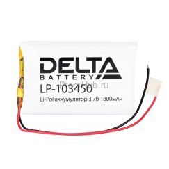 Delta LP-103450 Аккумулятор призматический (Li-Pol) 1800мАч 3.7 В ПромХаб | PromHub