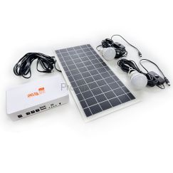 Портативный комплект освещения DELTA Tourist Light. Солнечная панель 10 Вт, две лампочки, накопитель 14500 мАч ПромХаб | PromHub