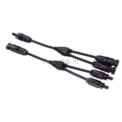 Комплект коннекторов с кабелем SMARTWATT МС4Y AB для соединения 2 стрингов в 1 ПромХаб | PromHub