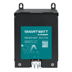 Батарейный модуль на DIN рейку SMARTWATT PSE BAT 2407 R-POWER, 24 В, 7 Ач ПромХаб | PromHub