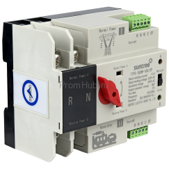 Устройство автоматического ввода резерва переменного тока, 1 фаза, 230В, 100А, 2П, на DIN рейку ПромХаб | PromHub