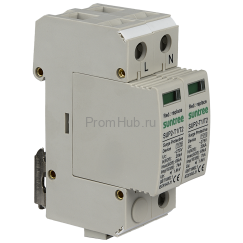 Устройство защиты от импульсных перенапряжений (УЗИП) переменного тока, 230В, 1 фаза, 2 полюса, Тип 1+2 ПромХаб | PromHub
