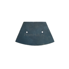 Торцевая броня (секторный элемент) для бетоносмесителя JS-1000