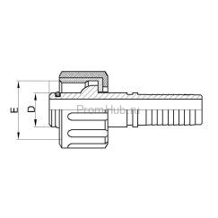 Фитинг DKF-W M22x1,5 Dy 6 ПромХаб | PromHub