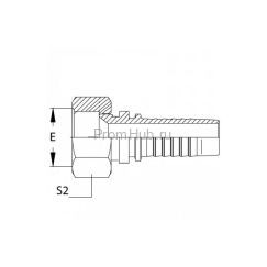 Фитинг DKI M12x1,5 (45°) Dy 6 ПромХаб | PromHub