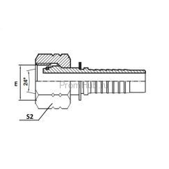 Фитинг DKOS M52x2 (90°) Dy 32 ПромХаб | PromHub