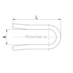 Скоба Steck0 DN25 ПромХаб | PromHub