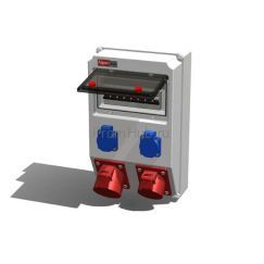 AlpenBox настенное твердая резина IP44 63A корпус 370х370х203 (0230006) ПромХаб | PromHub