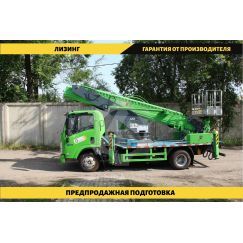 Автовышка на шасси Isuzu Elf 28 м ПромХаб | PromHub