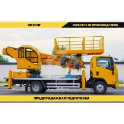 Автовышка - балкон на шасси Isuzu Elf 16 м ПромХаб | PromHub