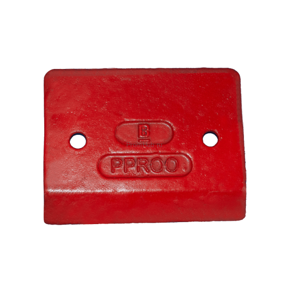 Внешняя прямоугольная лопасть для бетоносмесителя Sicoma MP 375/250