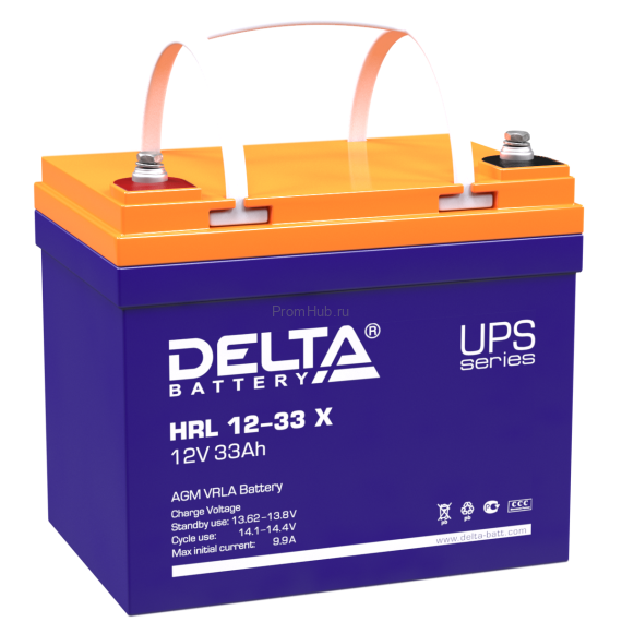 HRL 12-33 X Delta Аккумуляторная батарея ПромХаб | PromHub