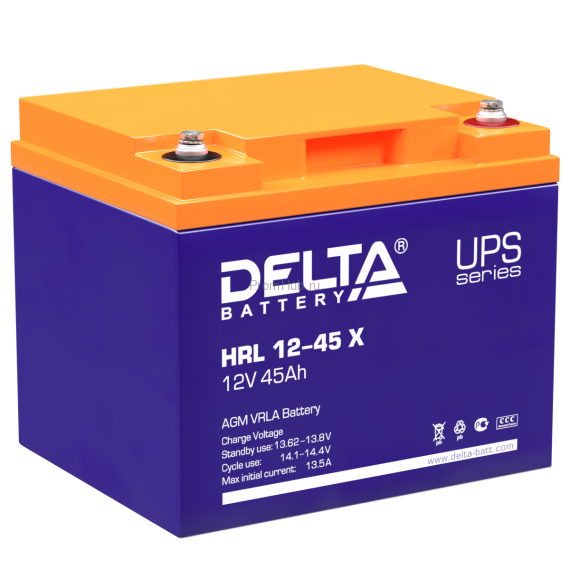 HRL 12-45 X Delta Аккумуляторная батарея ПромХаб | PromHub