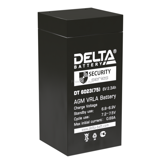 DT 6023 (75) Delta Аккумуляторная батарея ПромХаб | PromHub