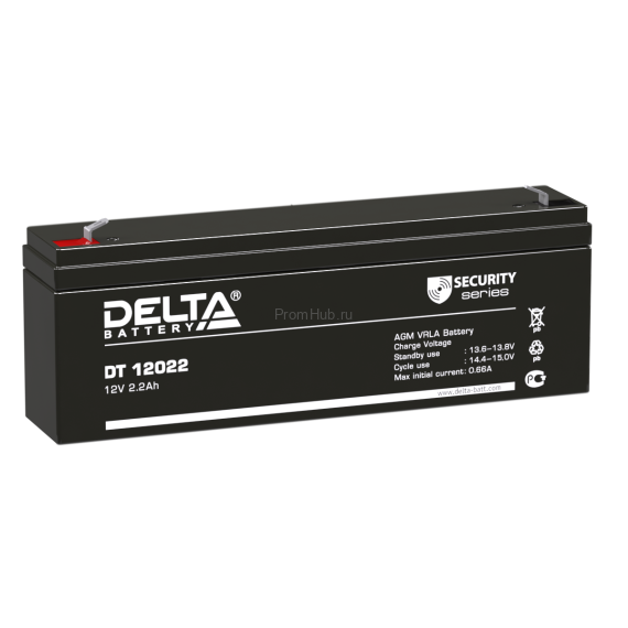 DT 12022 Delta Аккумуляторная батарея ПромХаб | PromHub