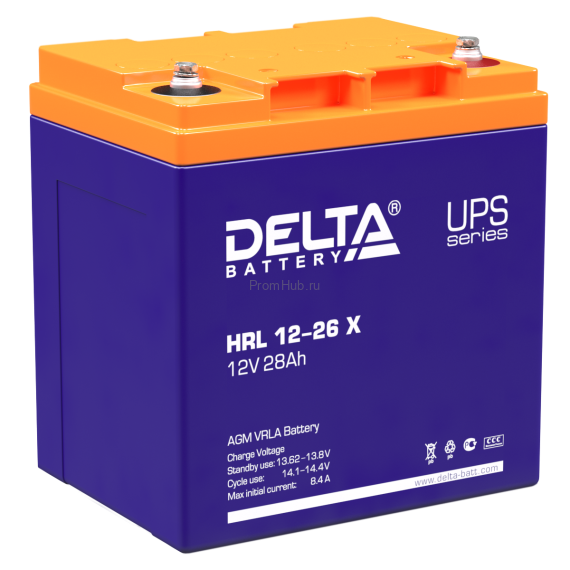 HRL 12-26 X Delta Аккумуляторная батарея ПромХаб | PromHub