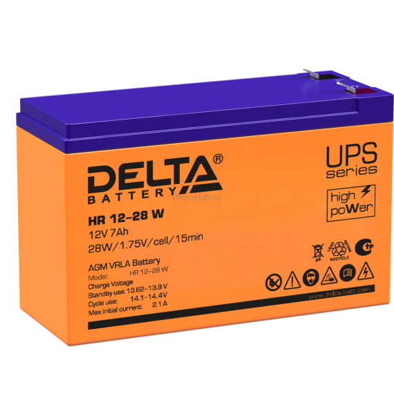 HR 12-28 W Delta Аккумуляторная батарея ПромХаб | PromHub