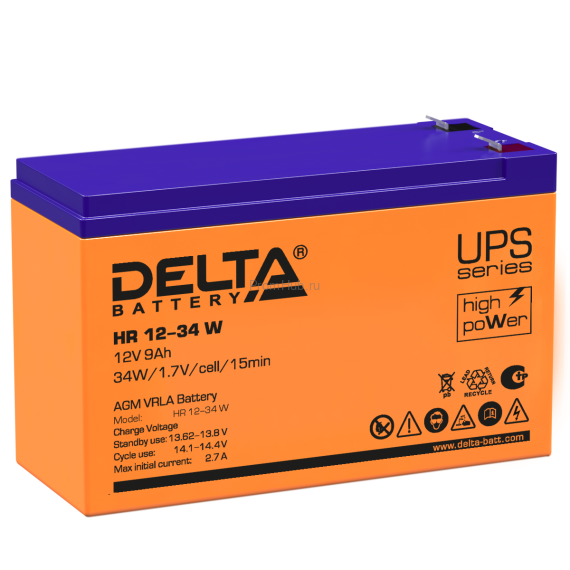 HR 12-34 W Delta Аккумуляторная батарея ПромХаб | PromHub