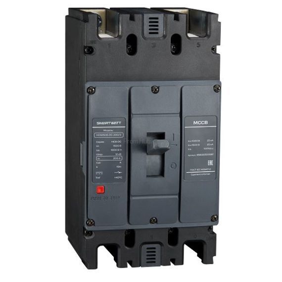 Автоматический выключатель в литом корпусе SMARTWATT PDE HCB250B-DC-200/3, 200 А, 3P, 25 кА ПромХаб | PromHub