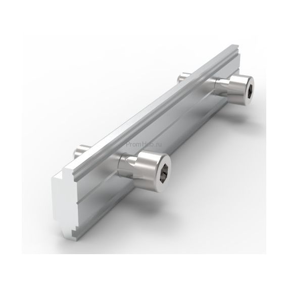 Соединитель монтажного профиля стыковой 120 мм ПромХаб | PromHub