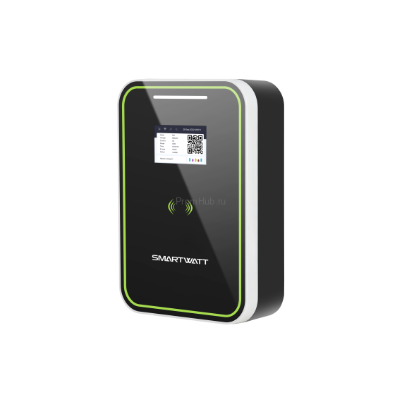 Автомобильная электрозарядная станция SMARTWATT EVC, 7 кВт, бытовая, переменный ток, 1 фаза 220 В 32 А, кабель 5 метров TPU Type2, IP54 ПромХаб | PromHub