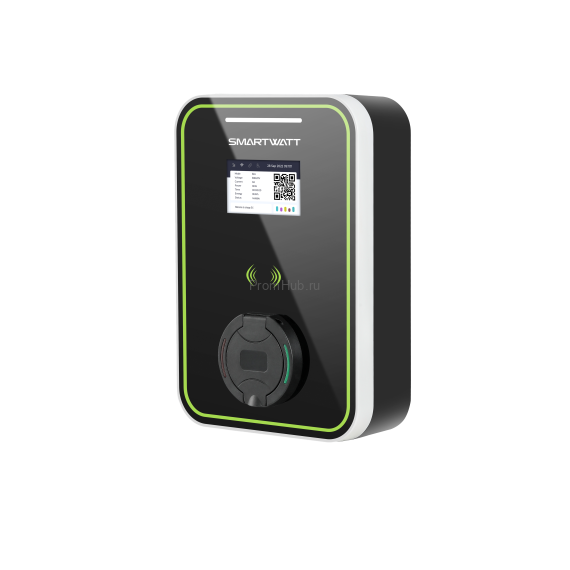Автомобильная электрозарядная станция SMARTWATT EVC, 22 кВт, коммерческая OCPP 1.6J, переменный ток, 3 фазы 380 В 32 А, розетка Type2, IP54 ПромХаб | PromHub