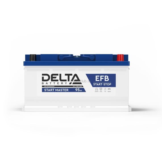 DELTA START MASTER 95 Ah EFB стартерная аккумуляторная батарея ПромХаб | PromHub