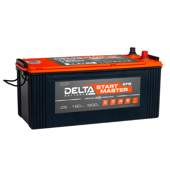 START MASTER EFB TRUCK 190 Ah L3 стартерная аккумуляторная батарея ПромХаб | PromHub