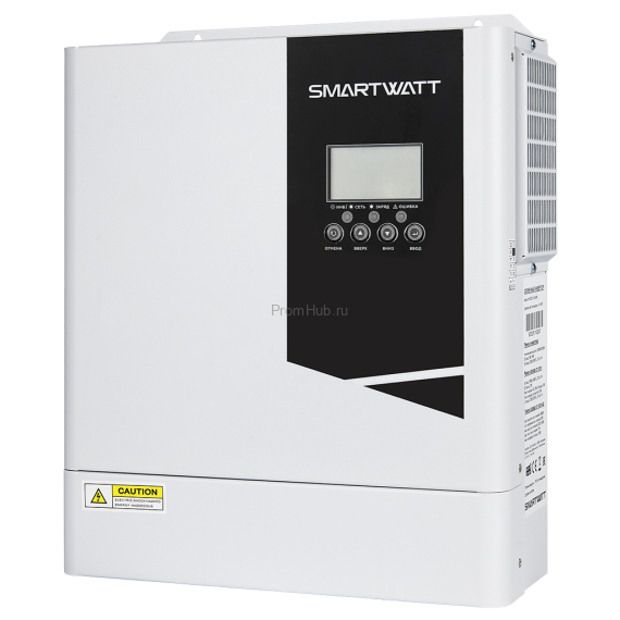 Солнечный инвертор SMARTWATT INV ECO II, 3.5 кВт, АКБ 24 В, 1 фаза, 1 MPPT ПромХаб | PromHub