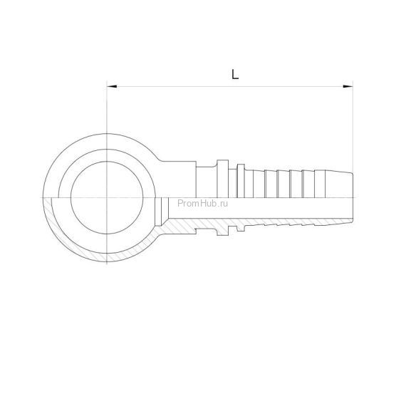 Фитинг Banjo BSP 1/2" Dy 10 ПромХаб | PromHub