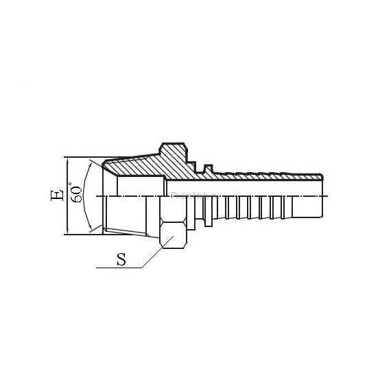 Фитинг BSP 5/8" (0°) Dy 16 ПромХаб | PromHub