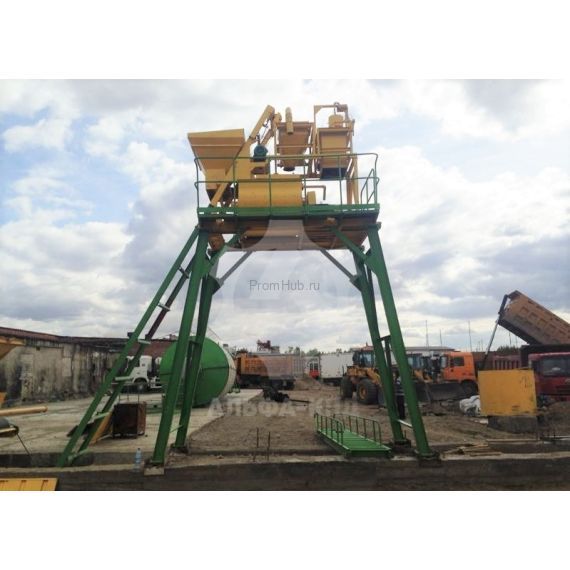Мини бетонный завод BHB 25 (JS500+PL800) ПромХаб | PromHub
