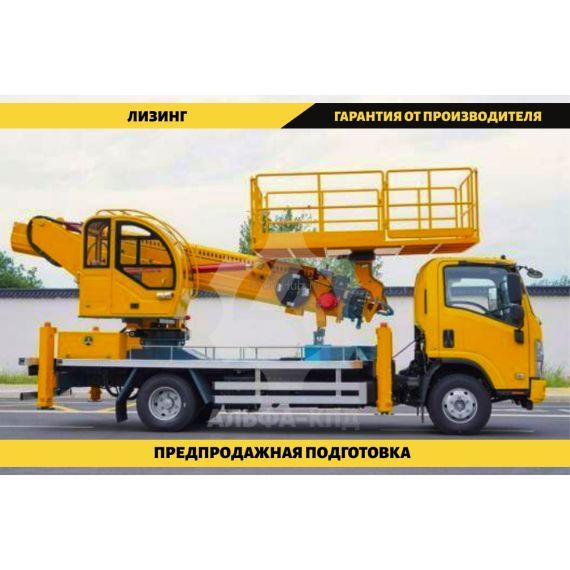 Автовышка - балкон на шасси Isuzu Elf 16 м ПромХаб | PromHub