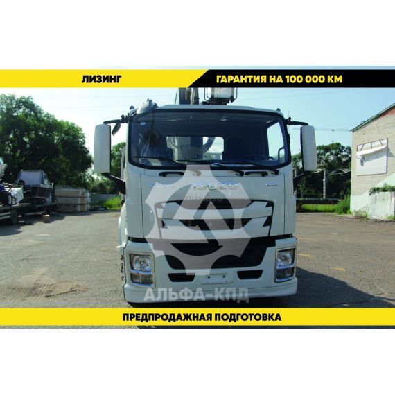 Бортовой автомобиль на шасси Isuzu Giga 6х6, 300 л.с, борт 6.5 м, с КМУ 10 т ПромХаб | PromHub