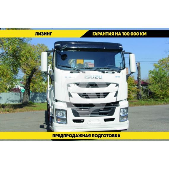 Бортовой автомобиль на шасси Isuzu Giga 6х4, 300 л.с, борт 8.5 м, с КМУ 14 т ПромХаб | PromHub