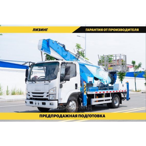 Автовышка (автогидроподъёмник) на шасси Isuzu Elf 28 м ПромХаб | PromHub